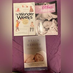 The Wonder Years book, the other baby book, & brain health for babies